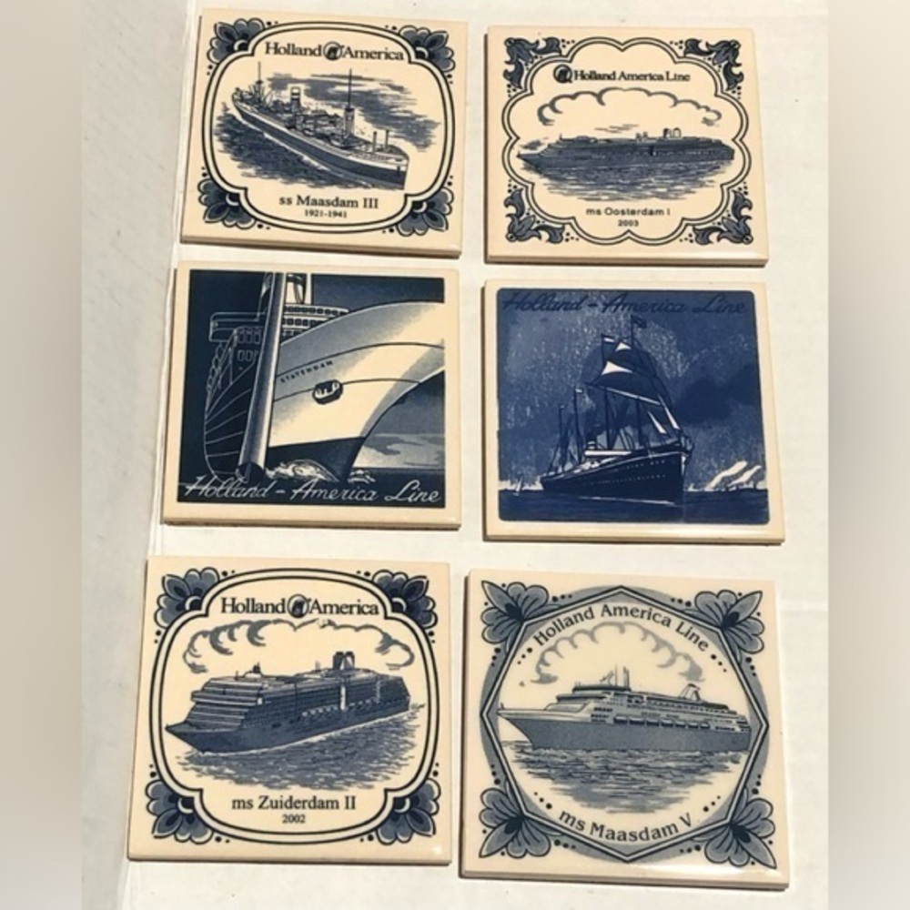 Holland America Line Tile Coaster